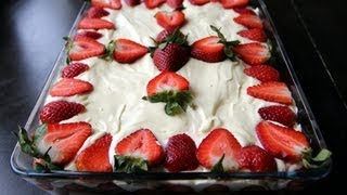 Strawberry Tiramisu - Italian Recipe - CookingWithAlia - Episode 171