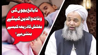 Nabalig Bachu ki wafat waldain ke liye bakhshish ka zriya kese / نابالغ بچوں کی وفات ذریعہ  بخشش