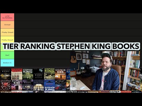 Tiered Ranking of Every Stephen King Book I've Read