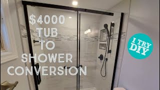 $4000 Tub to Shower Conversion