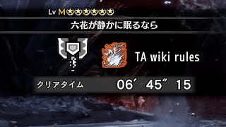 【MHW:I PS5】六花が静かに眠るなら 歴戦王イヴェルカーナ チャージアックス TA wiki rules 06'45\