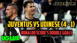 Juventus Vs Udinese (4 - 1) ~ Ronaldo scores double goals - Mr. D