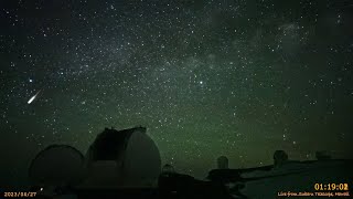 ハワイ・マウナケア星空ライブカメラ 2023年4月27日UTの流星ダイジェスト/Meteors over Maunakea, Hawaii, 27 Apr 2023 UT