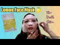 KOREAN LEMON FACE MASK Review | The Face Shop