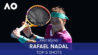 Rafael Nadal | Top 5 Shots (1R) | Australian Open 2022