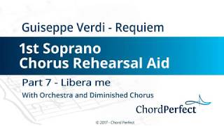 Verdi's Requiem Part 7 - Libera Me - 1st Soprano Chorus Rehearsal Aid