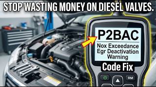 What Is P2BAC Obd2 Error Code - Nox Exceedance Egr Deactivation Warning
