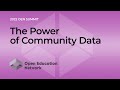 The Power of Community Data