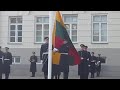 flag ceremony vilnius presidential palace