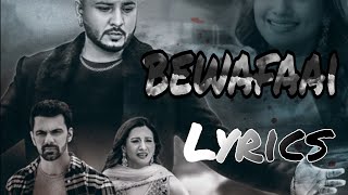Besharam Bewaffa Lyrics - B Praak