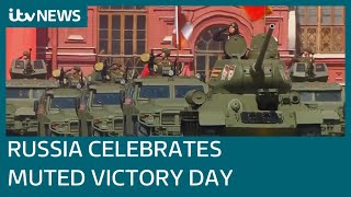 Fresh wave of missiles hits Kyiv as Russia celebrates muted Victory Day parade | ITV News