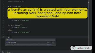 Check if Value is NaN in Python
