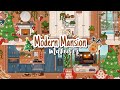 Modern Mansion Makeover 🧺 Christmas | Como Decorar La Modern Masion 🎄 Toca Boca #tocaboca