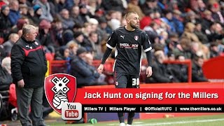 New Rotherham United signing Jack Hunt on his move to the Millers