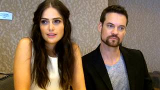 SDCC 2015:  Salem - Janet Montgomery and Shane West (Mary Sibley, John Alden)