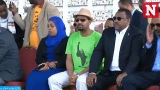 Ethiopian PM rushed off stage after explosion at rally