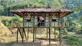 Trieu Mai Huong: 5 days Completing the bamboo house | Build a new life  - Ep.3