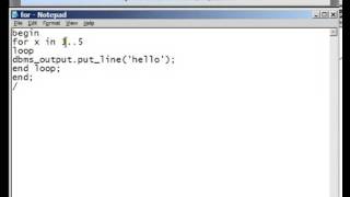 Oracle pl sql tutorial - FOR LOOP in PL_SQL #20