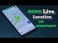 How to Share Live Location on WhatsApp? Drop a Pin Location? Google Maps Location PIN Drop!