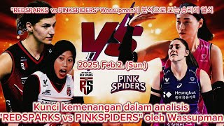 REDSPARKS vs PINKSPIDERS Wassupman의 분석으로 보는 승리의 열쇠 @Negawassup