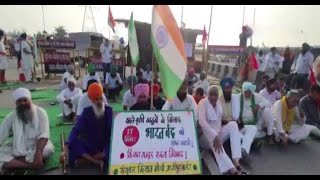 Bharat Bandh today, hundreds of farmers block highways in Punjab, Haryana