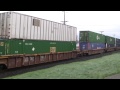 up 5082 leads a stack train @ old town tacoma wa w canon hf11