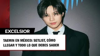 Taemin en México: setlist, cómo llegar y todo lo que debes saber de su concierto