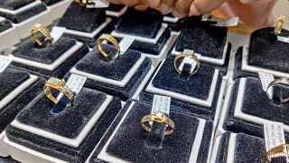 ছেলেদের ডায়মন্ড ফিঙ্গার রিং দাম ও কালেকশন /gold diamond fingerring price bd