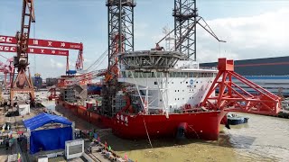 China launches its first 2,000-tonne offshore wind farm installation vessel