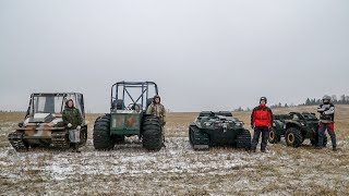 Собрали разные вездеходы на битву