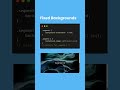 Background Attachment is one of the less known but really cool CSS properties