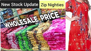 வாரா வாரம் புது கலெக்ஷன்ஸ் வந்துகிட்டே இருக்கு!! Fancy Printed Cotton Nighties with zip #zipnighty