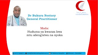 Huduma ya kwanza kwa mtu alieng'atwa na nyoka