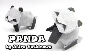 Cool Origami Panda by Akira Yoshizawa - Yakomoga Origami tutorial