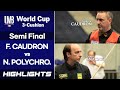 [Porto World Cup 3-Cushion 2016] Semi Final - Frédéric CAUDRON (BEL) vs Daniel SANCHEZ (ESP). H/L