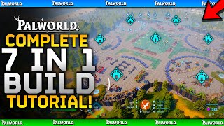 How To Build Amazing 7 in 1 Base // Build Tutorial - Palworld Feybreak Full Base Building Guide