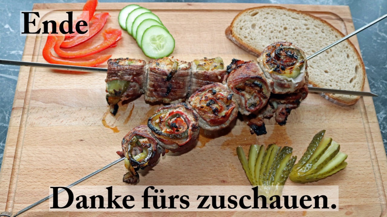 Rouladenspieße Vom Grill Einfach Und Lecker - YouTube