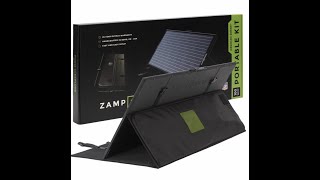 Zamp Solar Portable Obsidian 100 Watt Panel with Dometic PLB 40 with CFX 75DZW Frig