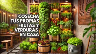 🌱🏡 ¡Crea un huerto vertical incluso en espacios pequeños! Descubre cómo.