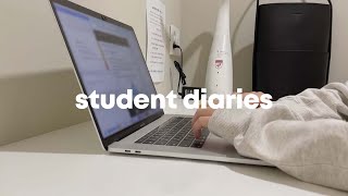 student vlog | doing same old student stuff, zoom lectures and offline classes, shopping and eating!