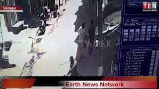 CCTV footage of khanyar Srinagar attack in which Sub Inspector Arshid got critically injured