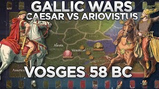 Caesar vs Ariovistus: Battle of Vosges 58 BC DOCUMENTARY