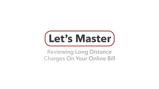 Rogers Online Bill - Understand Your Long Distance Charges