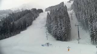 Roháče - Spálená, Západné Tatry - Preventívny odstrel lavíny v Spálenom žľabe.