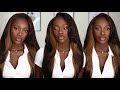 $40 Wig! | The Stylist Human Hair Blend HD Lace Front Wig Tastee Ft Samsbeauty | Okemute Ugwuamaka