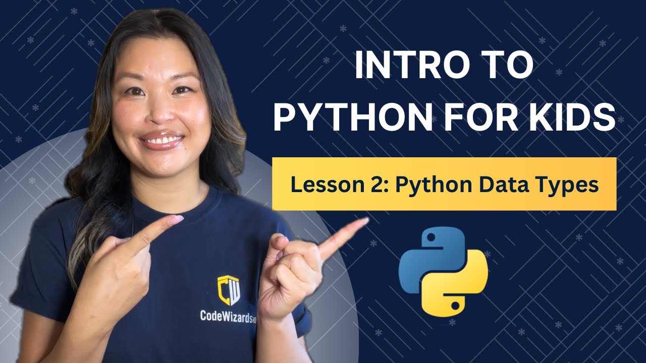 Python Data Types Intro To Python For Kids Youtube