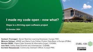 I made my code open   now what  Steps to a thriving open software project