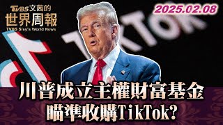 川普成立主權財富基金 瞄準收購TikTok? #tvbs文茜的世界周報  20250208 #tiktok #川普