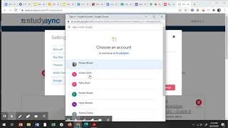 Integrate Google with StudySync