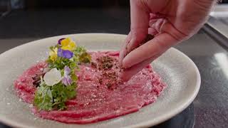 Carpaccio vom Rind | Steinpilz | Olive